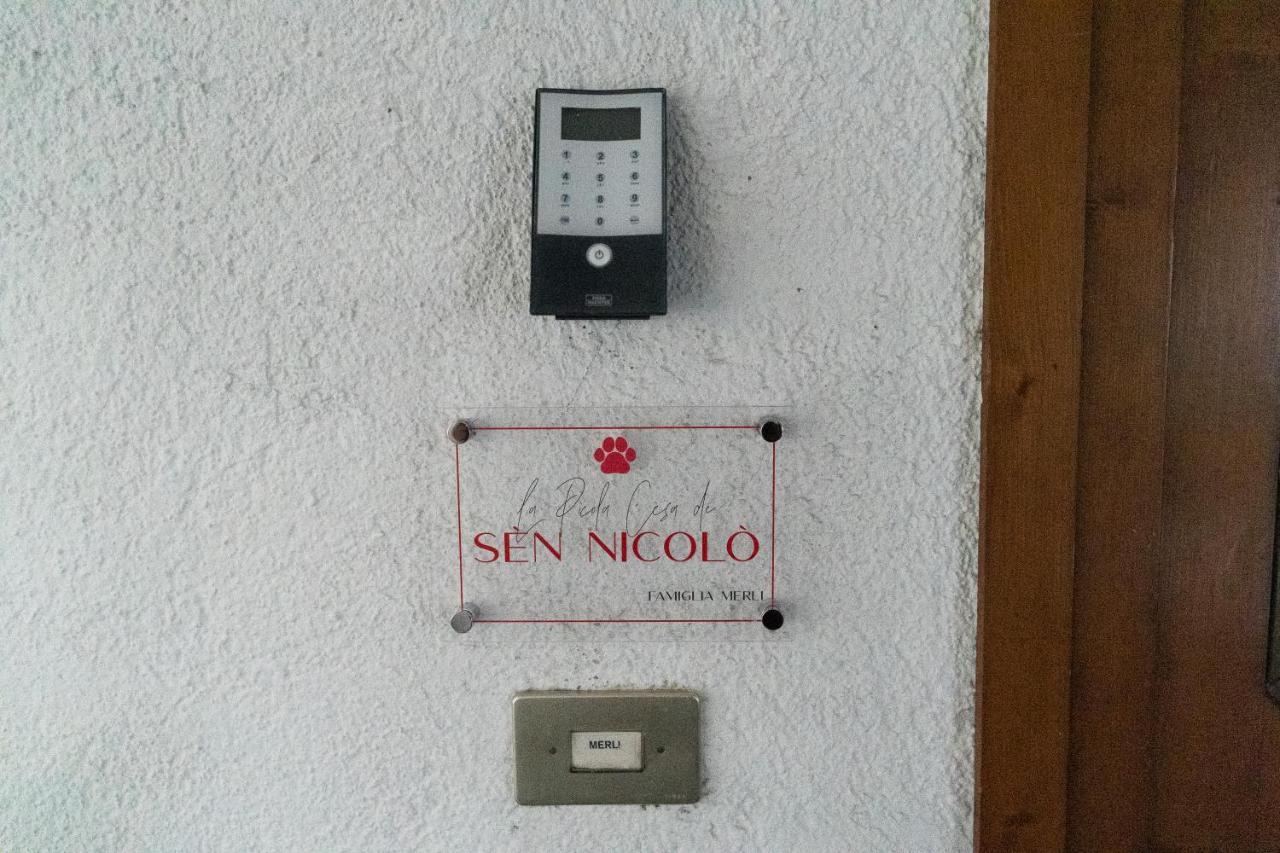 La Picola Cesa De Sen Nicolo Apartment Mazzin Exterior foto